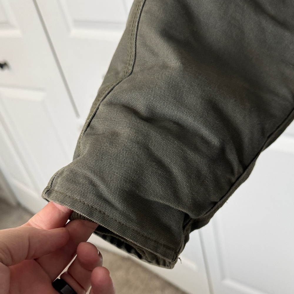 Carhartt Mens Olive Heavy Duty Jacket - Picture 5 of 6